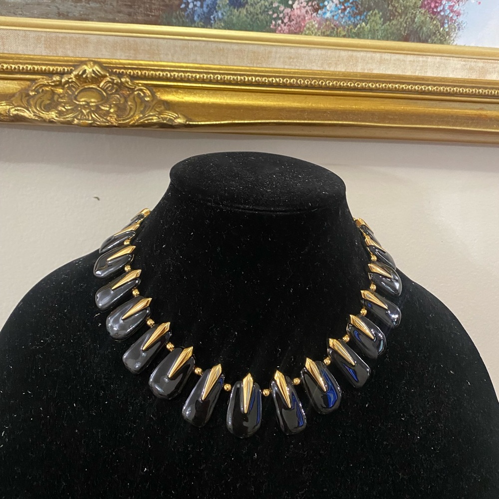 Joan Rivers Gold tone Statement Necklace